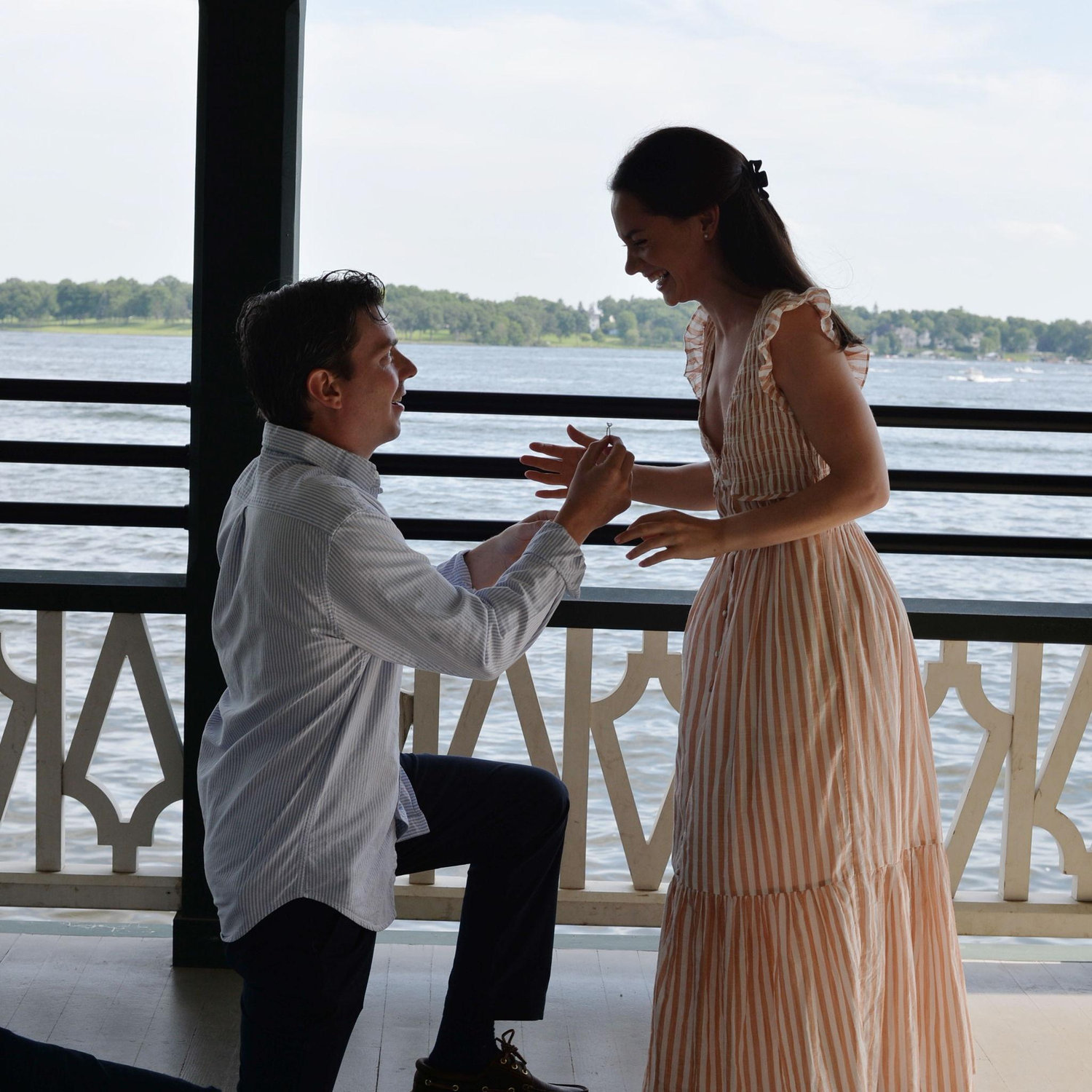 Getting engaged at our favorite place in the world - Lake Minnetonka!