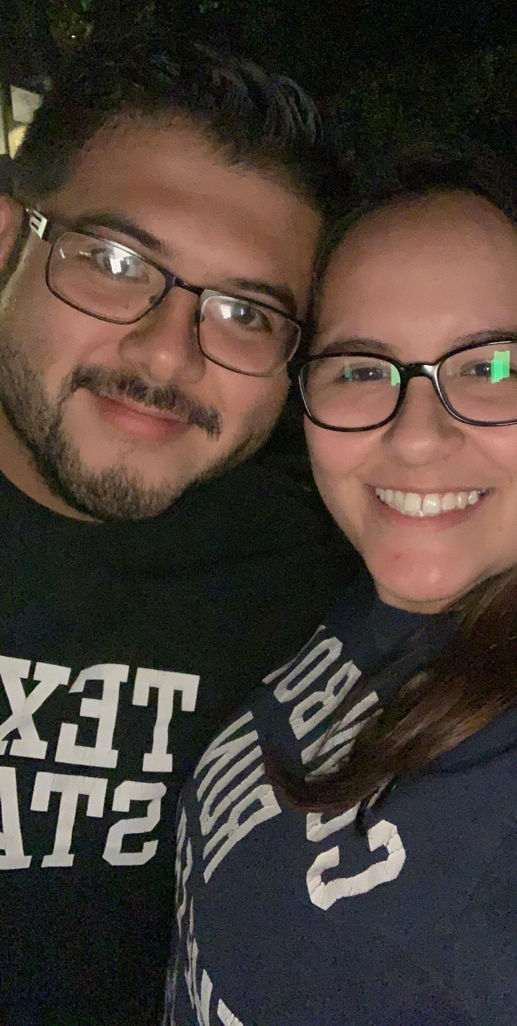 Our first picture together 🥰