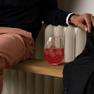 Lismore Essence Stemless Deep Red Wine, Set of 2