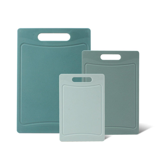 COOK WITH COLOR NON-SLIP CUTTING BOARD SET OF 3 MINT