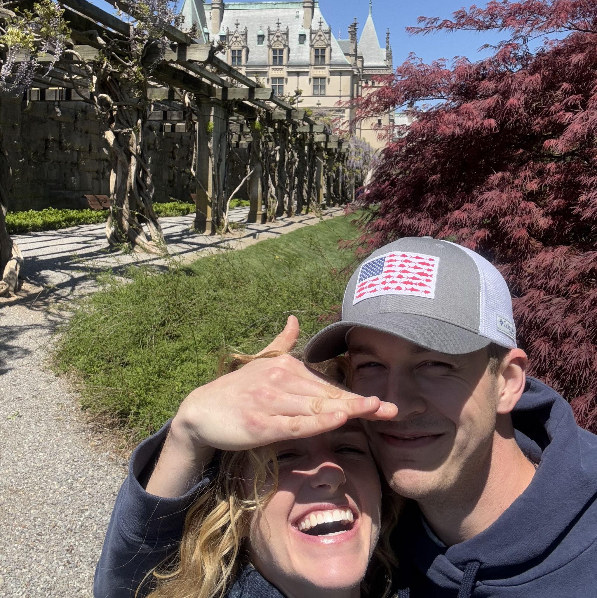 This was on our day date to The Biltmore in April! After this drive and seeing more of his heart for the Lord, I knew he was the one for me!