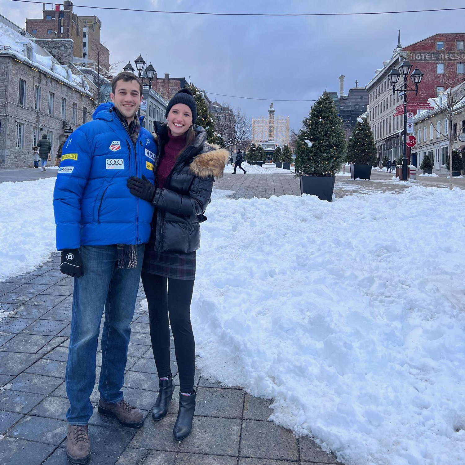 Michael whisked Lilli off on a romantic getaway to Montreal during her first winter break of medical school.