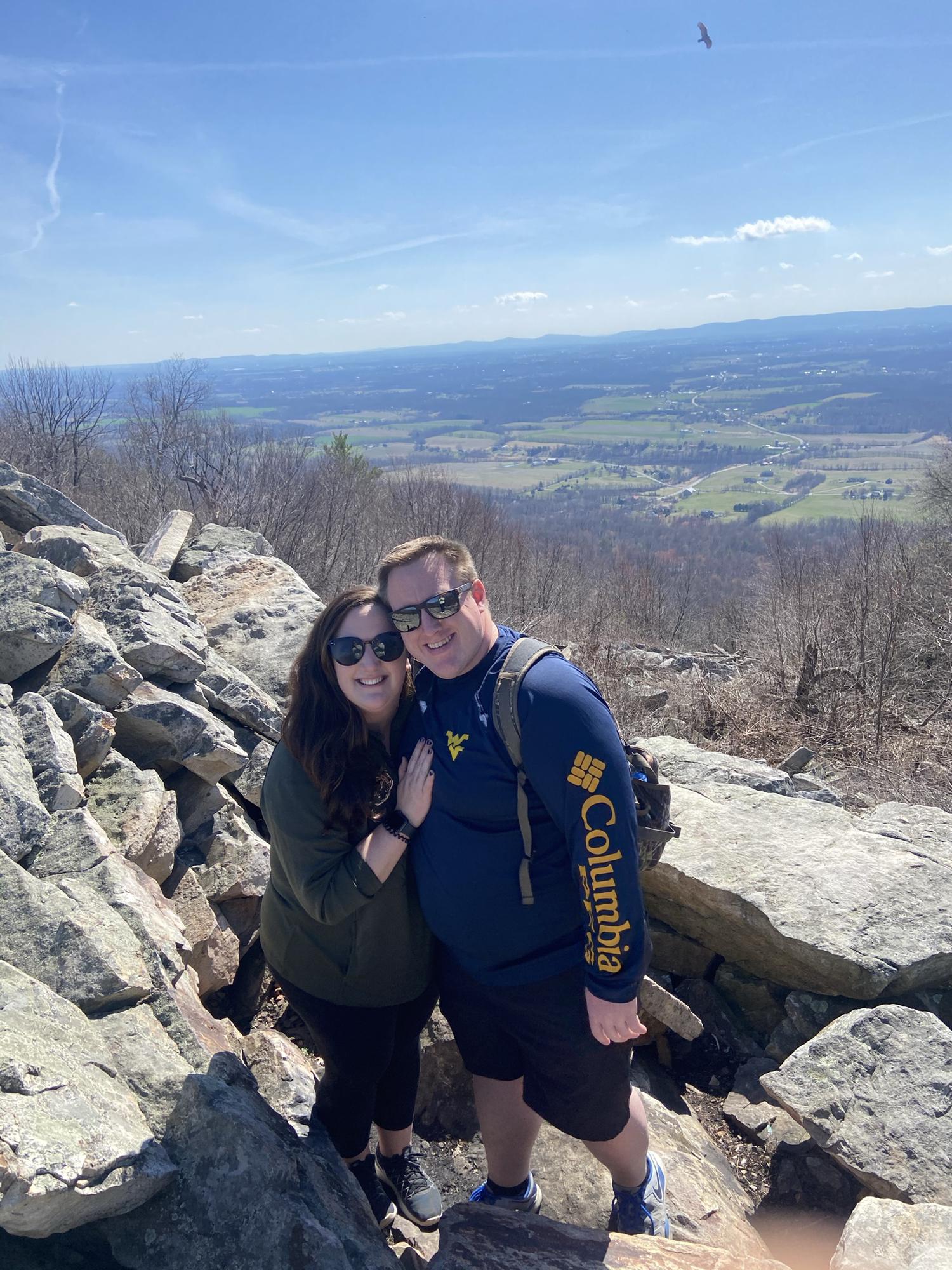 One of many nature walks/hikes together.