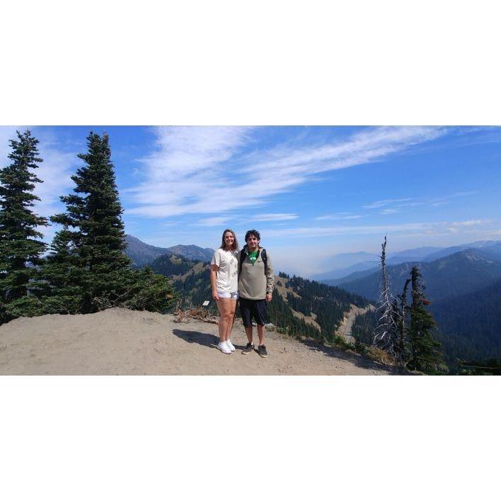 Hiking at Hurricane Ridge