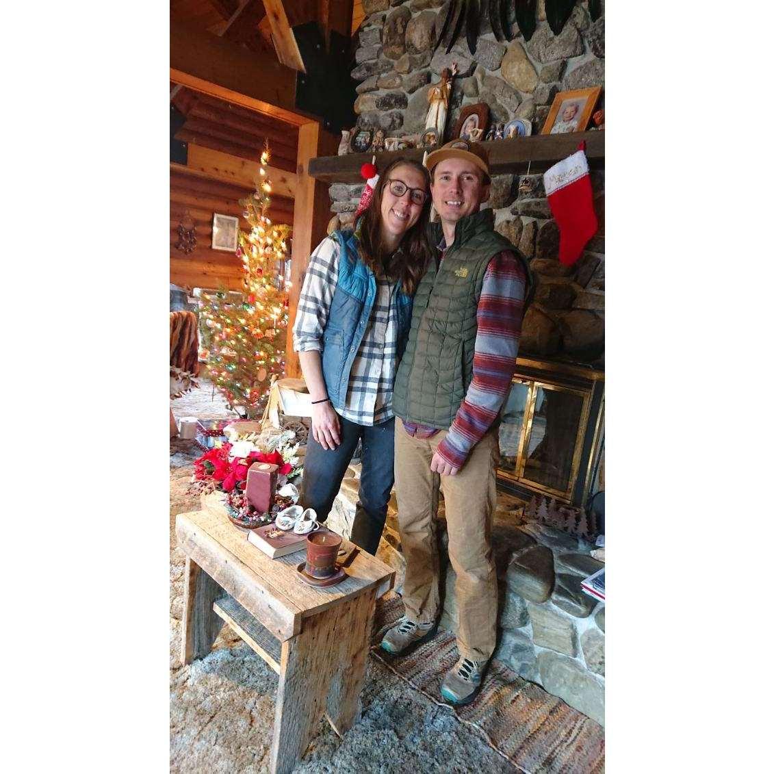 First Christmas together in Darby, MT