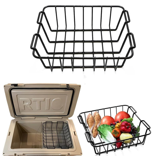 Cooler Basket for RTIC 65 Qt, Dry-Goods Basket Compatible with RTIC 65 Cooler Dividers and RTIC Cooler Accessories (13.5")
