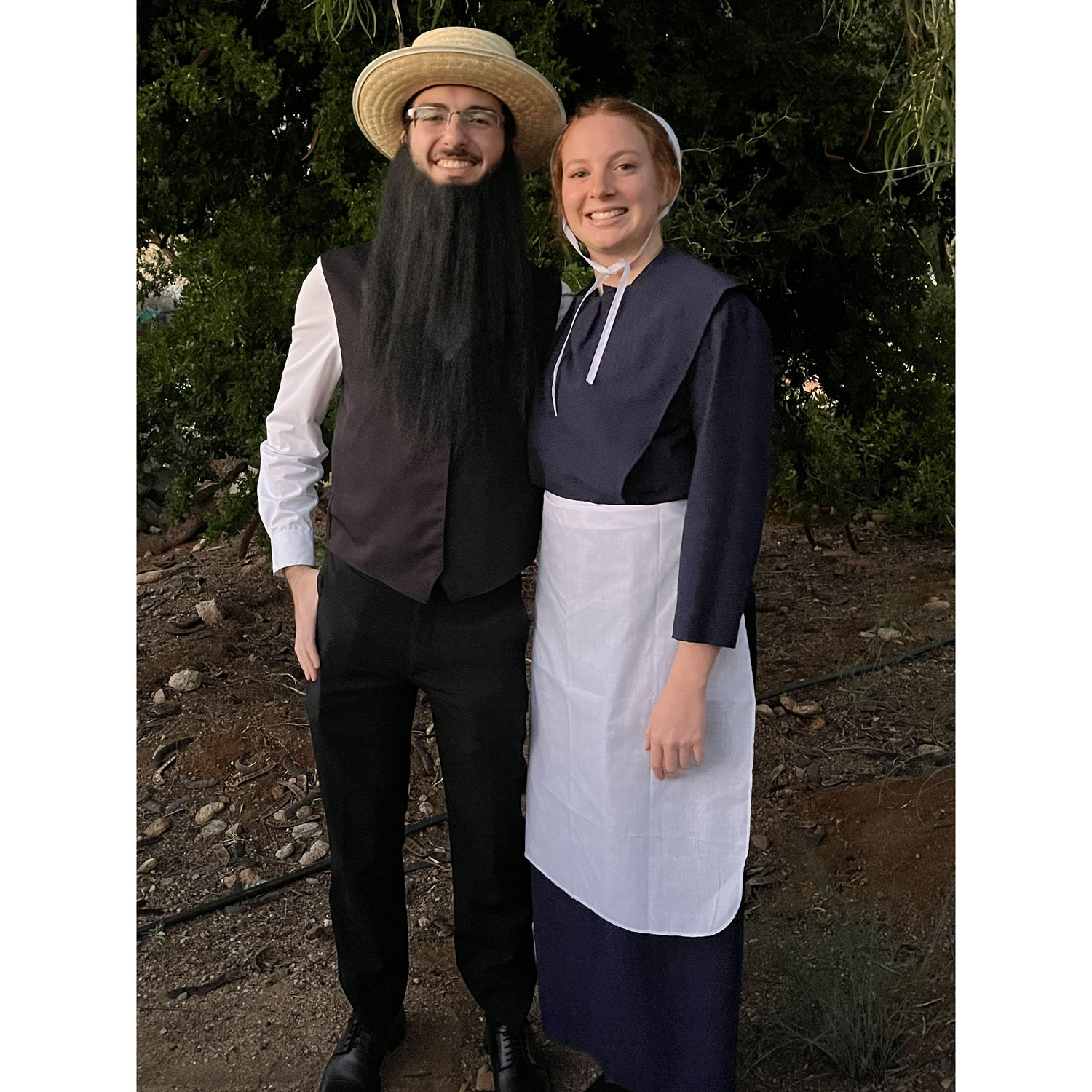 Our most iconic Halloween fit, the Amish.