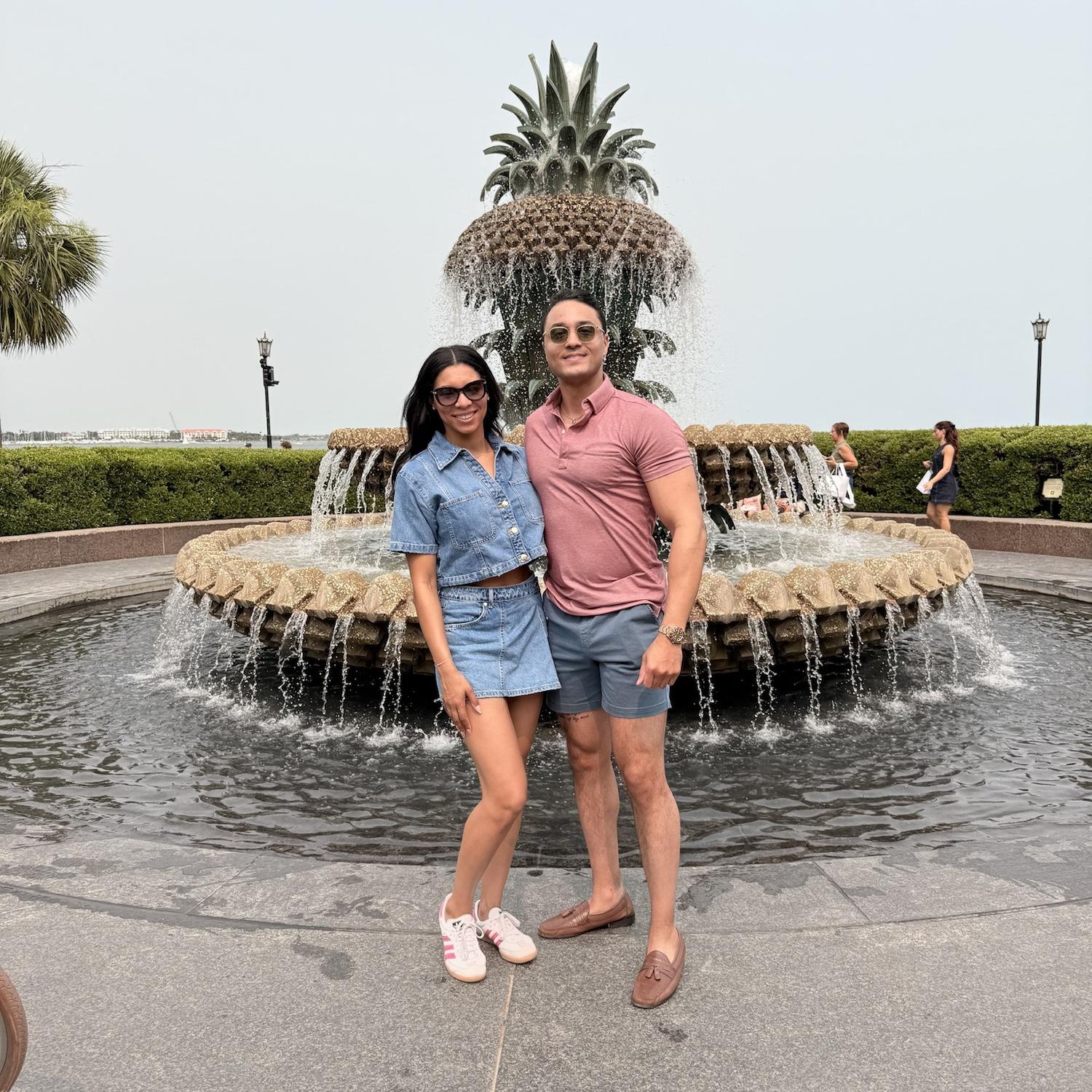 The weekend we got engaged! Charleston will hold so many memories for us.