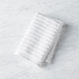 channel white cotton hand towel