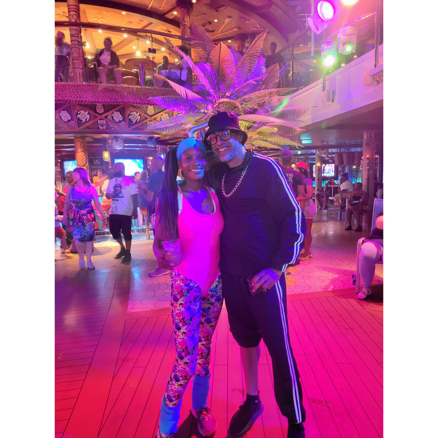 80's night on the cruise ship
