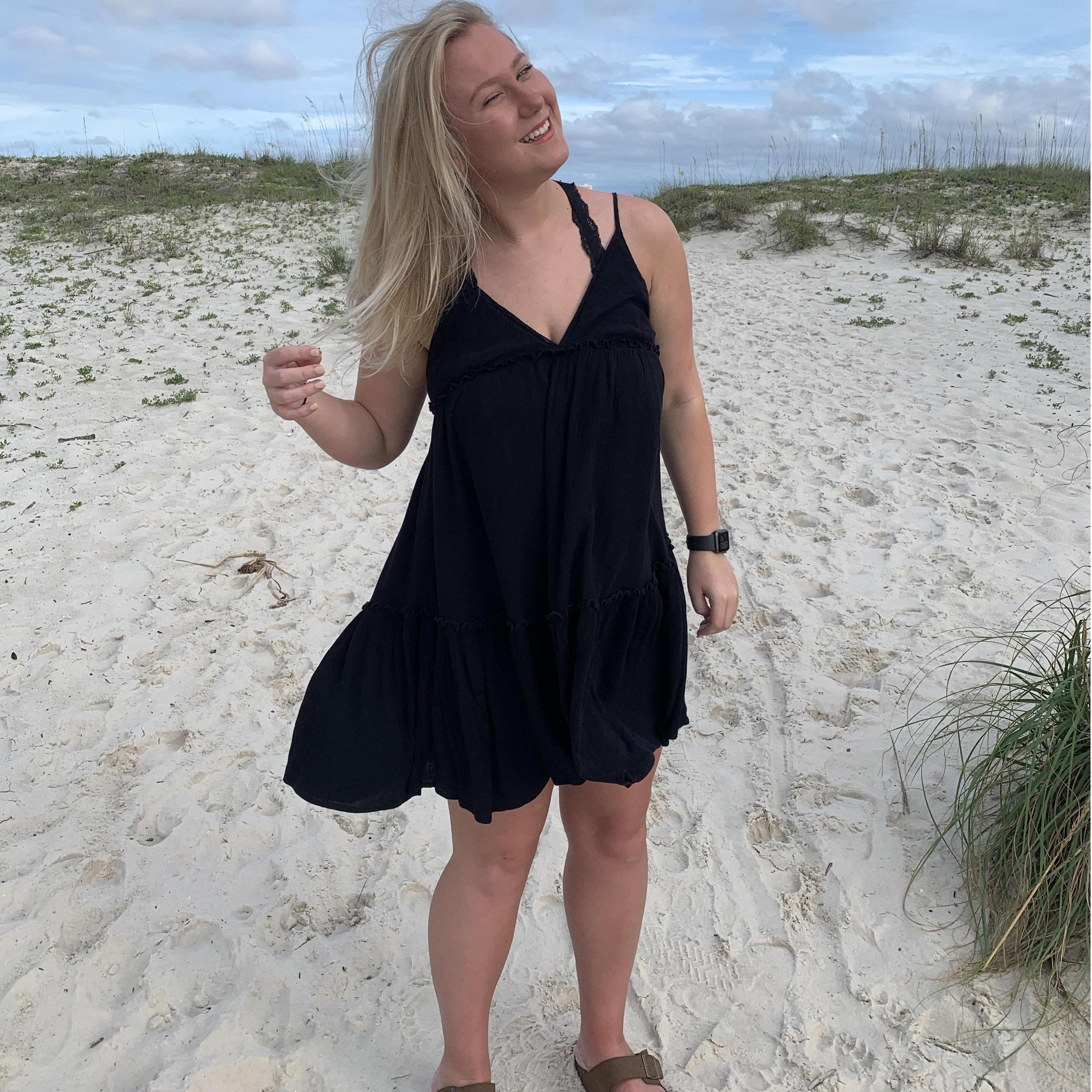 Nick took this photo of me about 10 minutes before proposing. I was completely clueless.