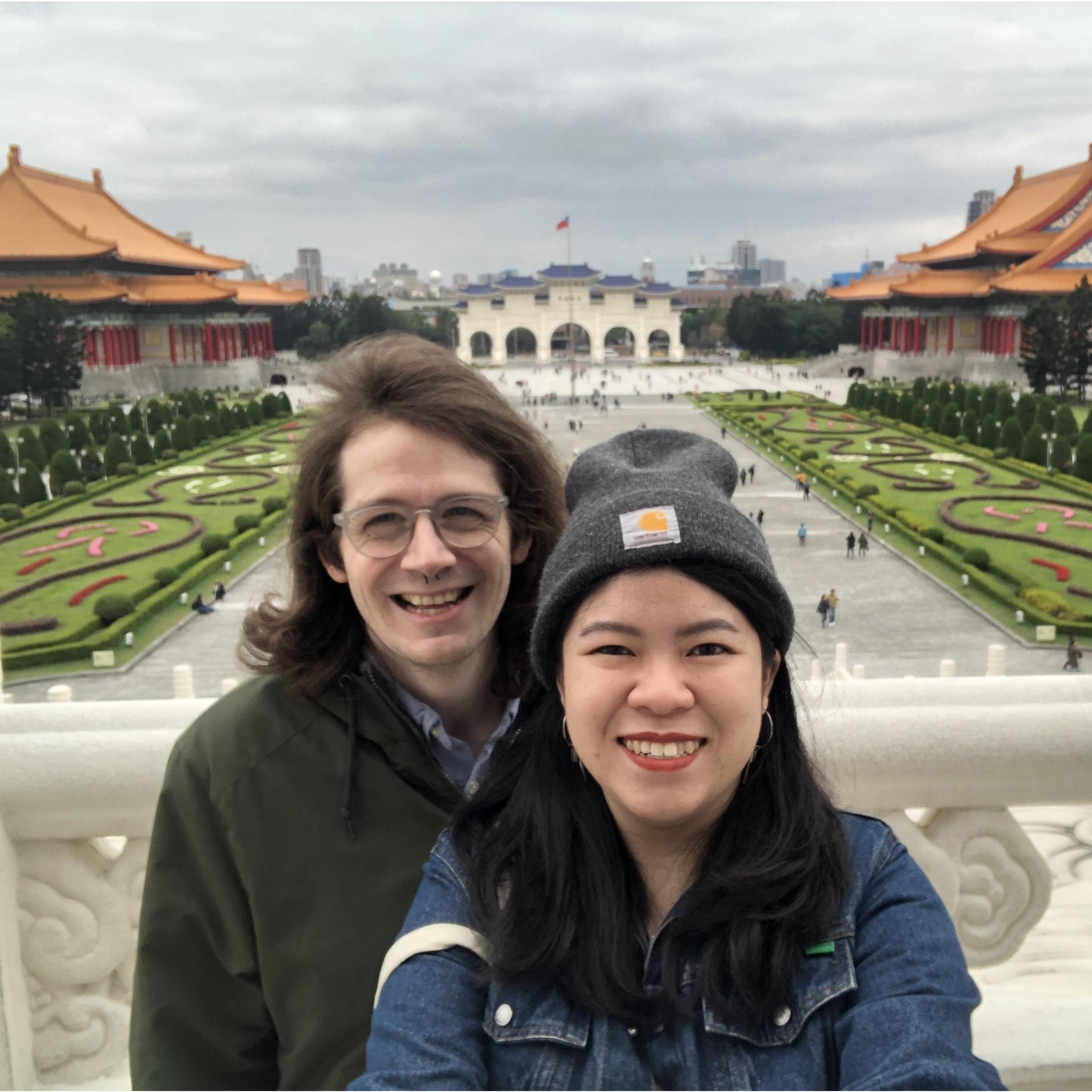 Visiting Taiwan together for the first time (January, 2020)