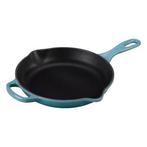 Signature Handle 9 Inch Enamel Cast Iron Skillet - Caribbean