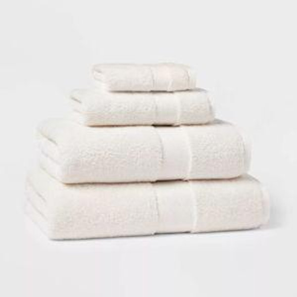 Performance Plus Bath Towel - Threshold™ (Oversized + Cream)
