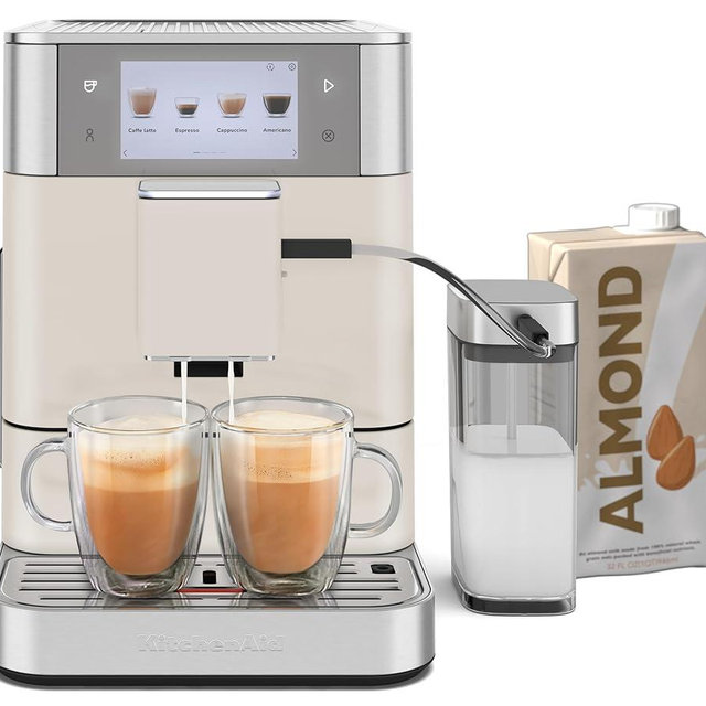 KitchenAid Fully Automatic Espresso Machine KF8, KES8558PL, Porcelain White
