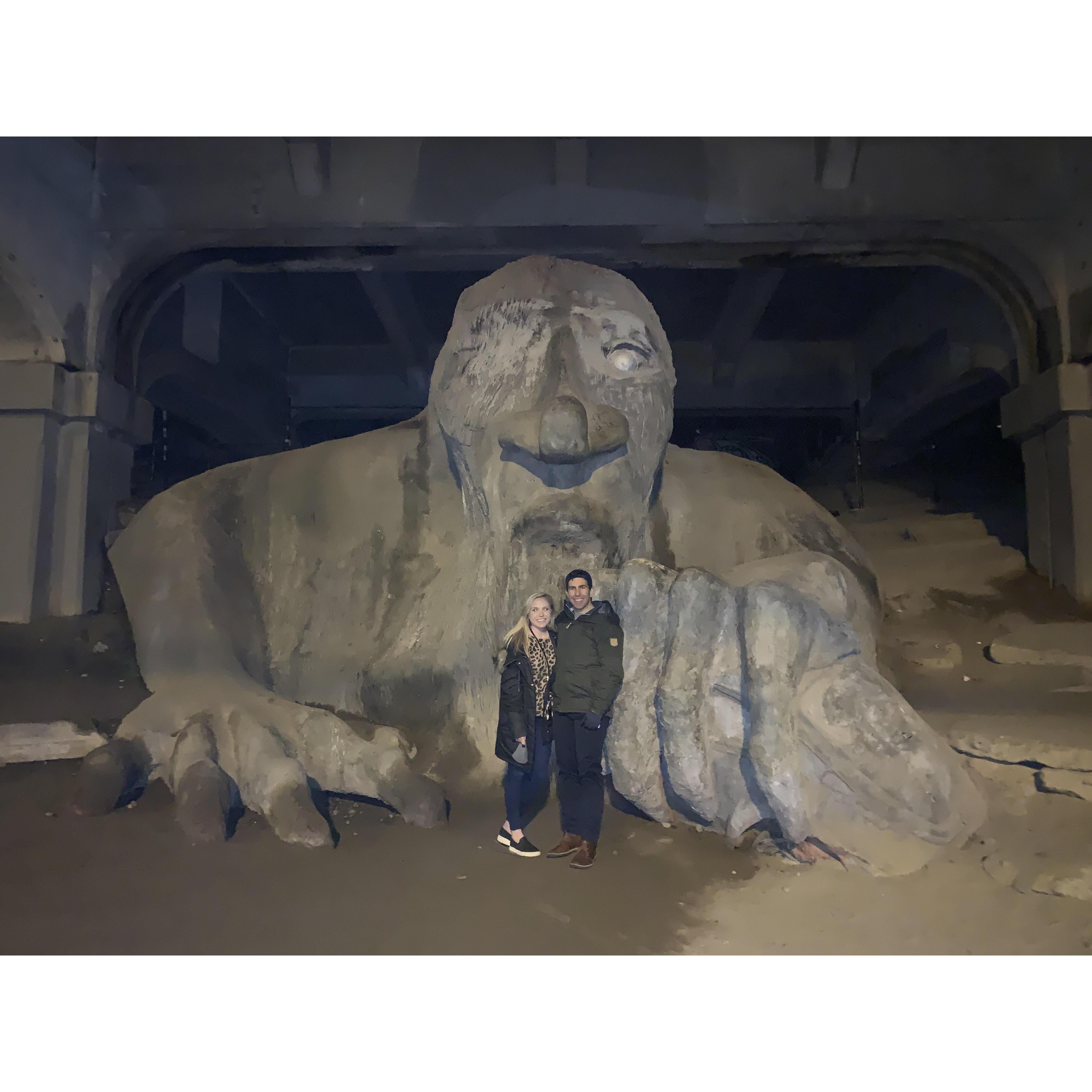 Troll under the bridge (Seattle)