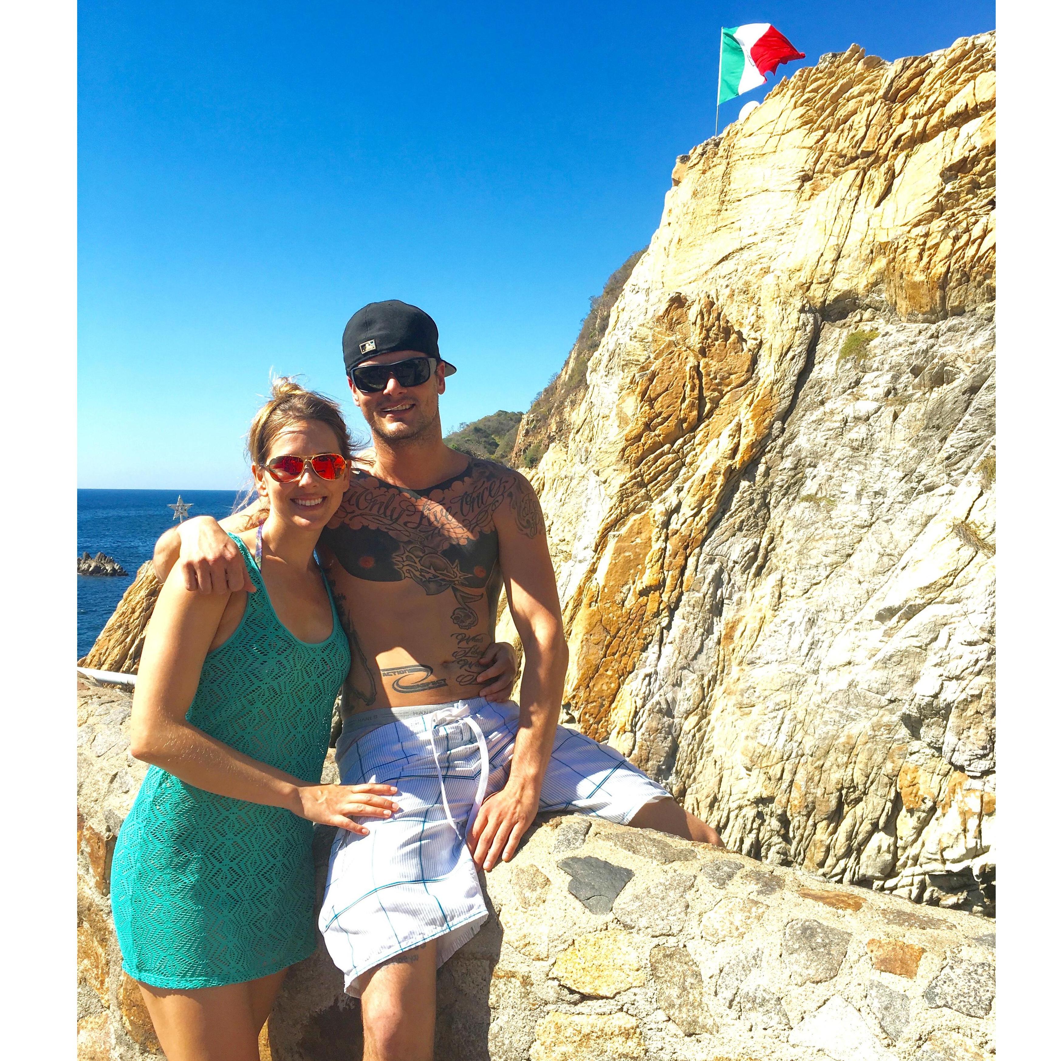 One of our many traveling adventures to Acapulco