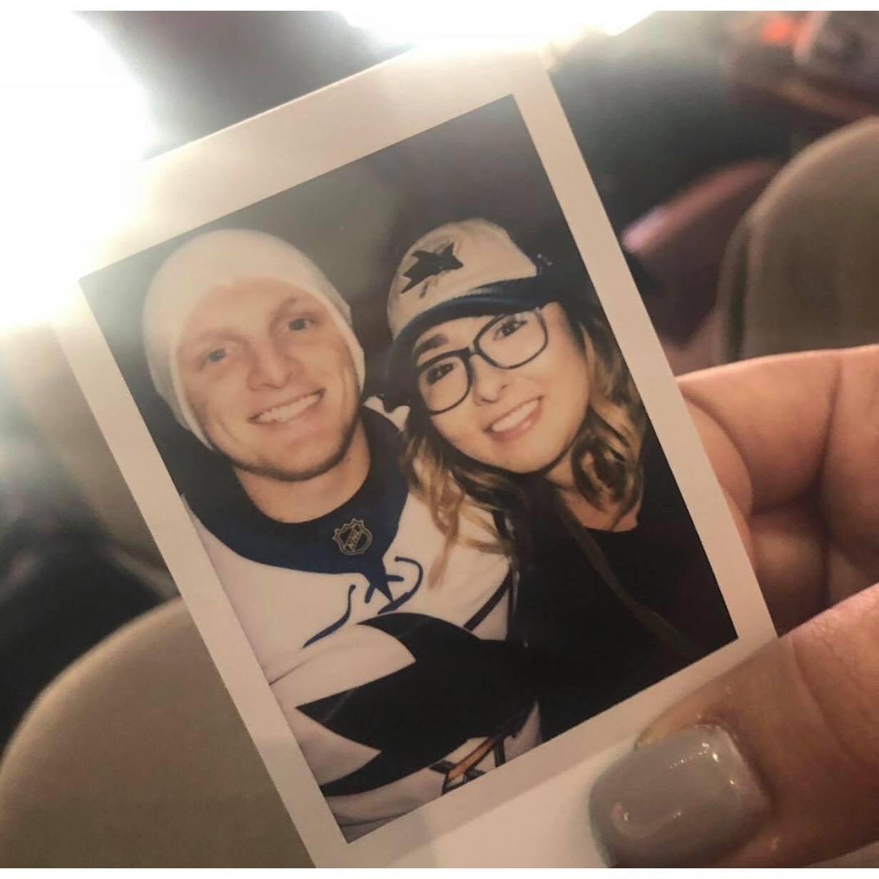 One of our first dates were at a sharks kings hockey game. It was fun rooting for separate teams!