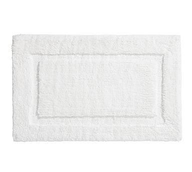 Pottery Barn Morgan Memory Foam Bath Rug, 21x34", White