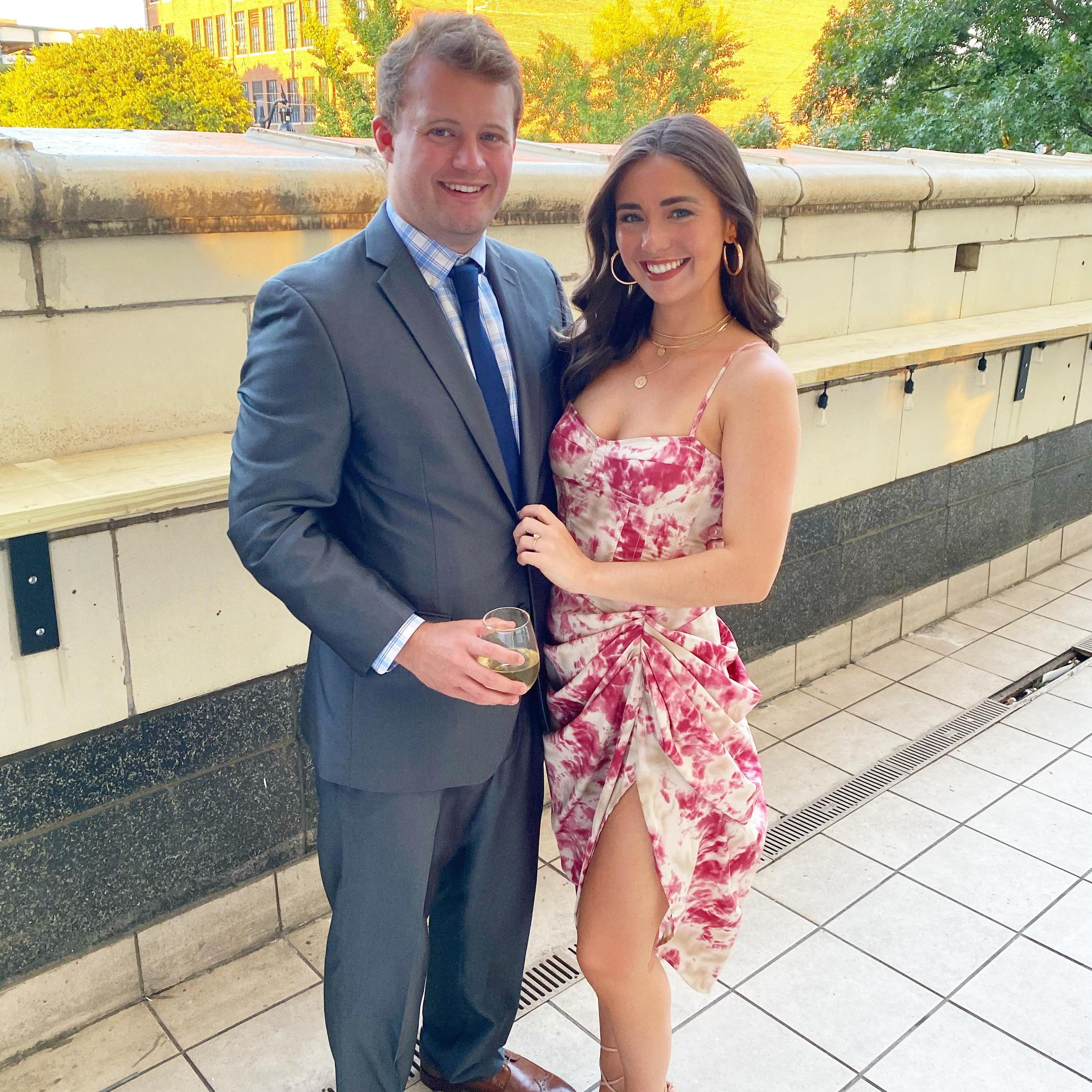 Celebrating at the Freese's wedding in our new home - Birmingham, AL!