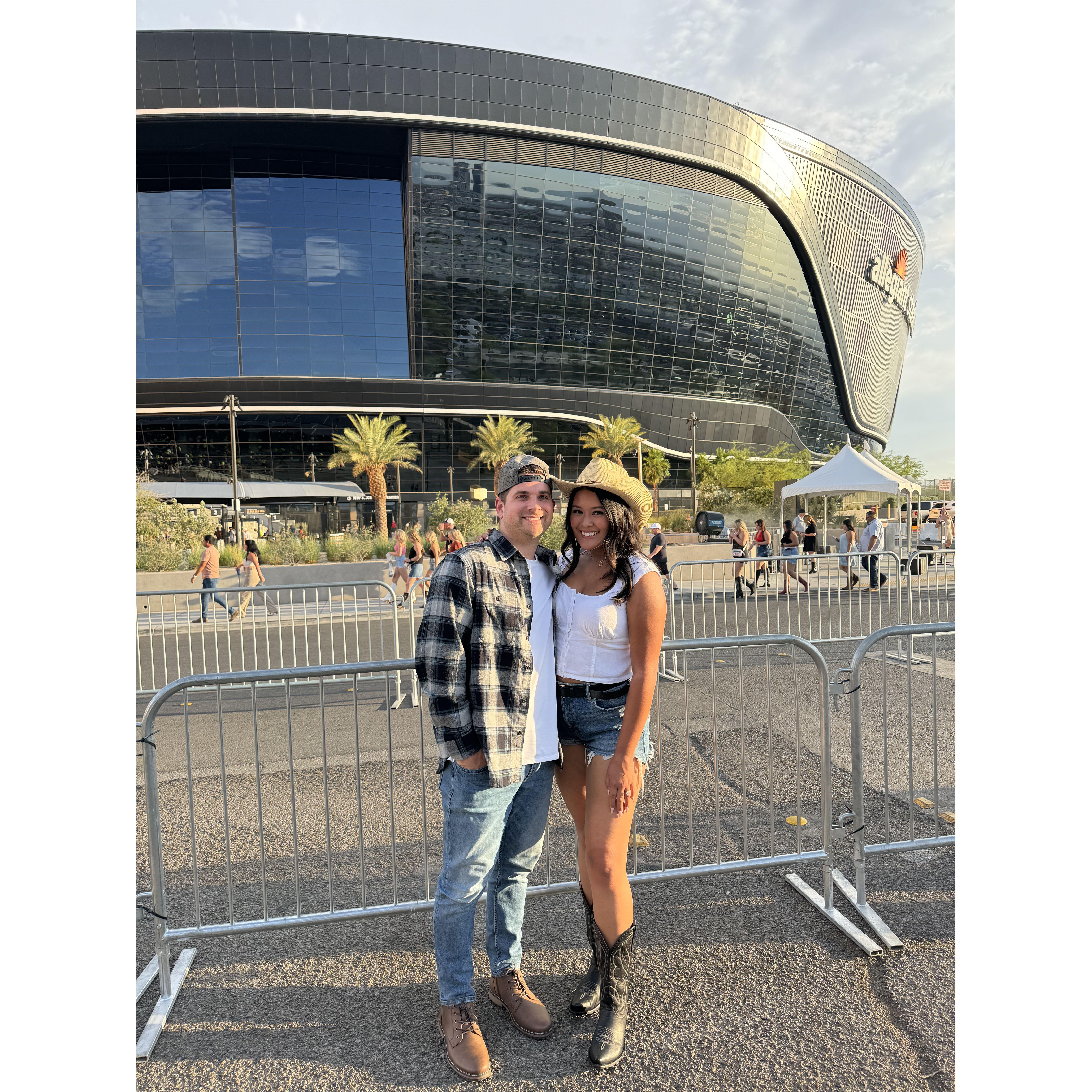 Danced the night away at numerous shows, and here's our most recent at Morgan Wallen.