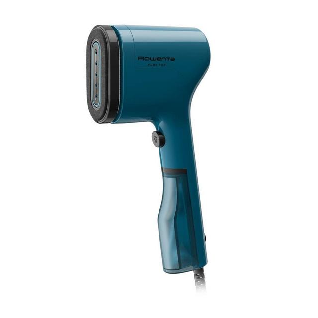 Rowenta PurePop Handheld Steamer for Clothes 1.5 Lbs 15 Second Heatup, 2.3 Oz Capacity 1150 Watts Portable, Ironing, Fabric Steamer, Garment Steamer, Vacation Essentials, Travel Must Have Blue DR2020