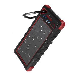 OUTXE IP67 Waterproof Outdoor Power Bank 16000mAh with Flashlight Rugged Solar Charger