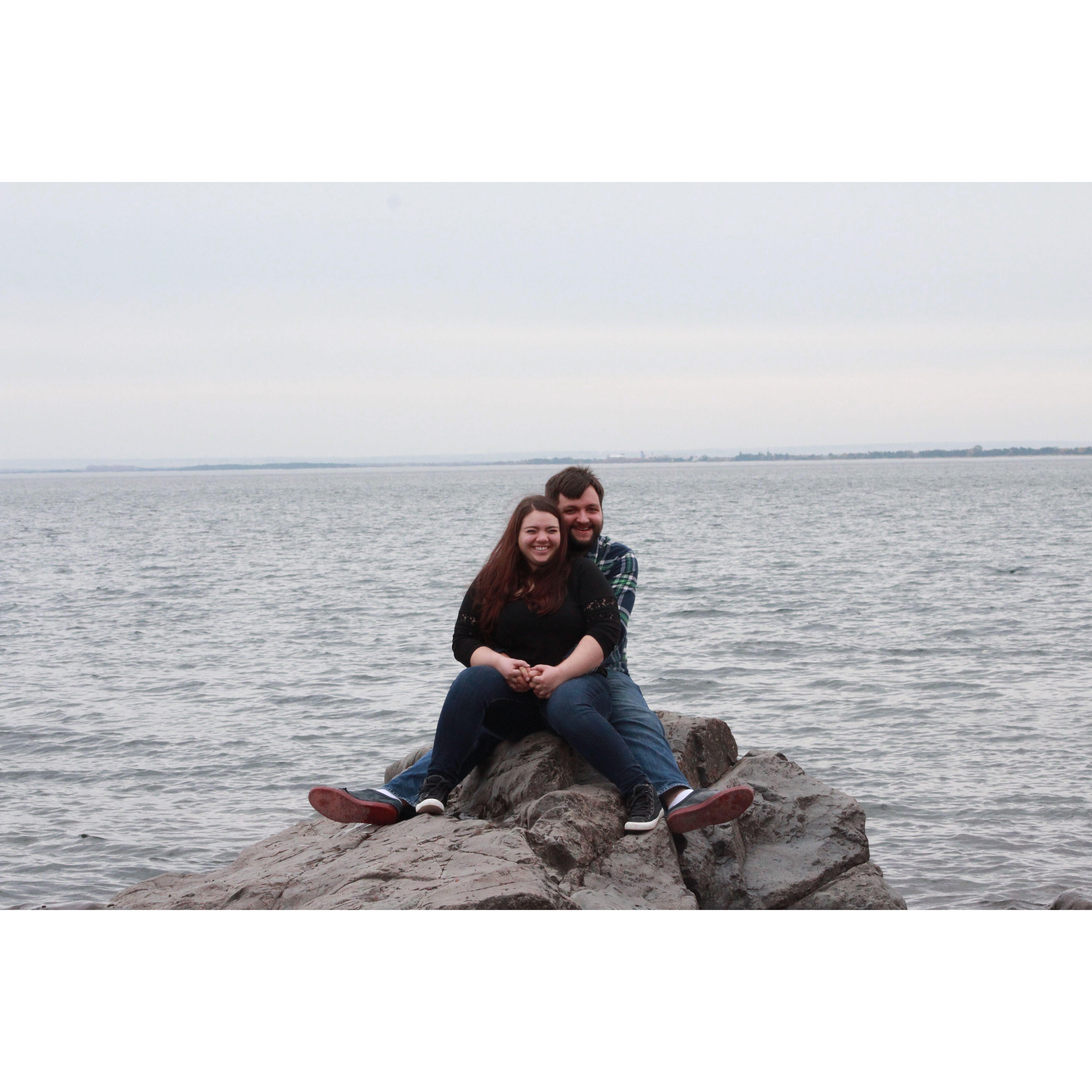In Duluth, the weekend our friends got engaged.