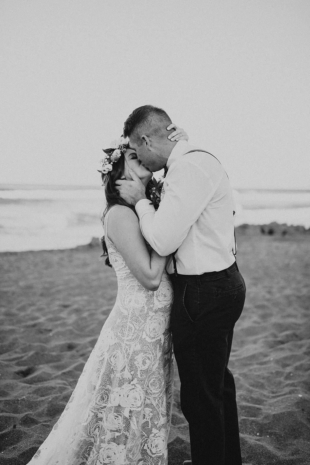 Now joined as husband and wife, “You may kiss the bride!”