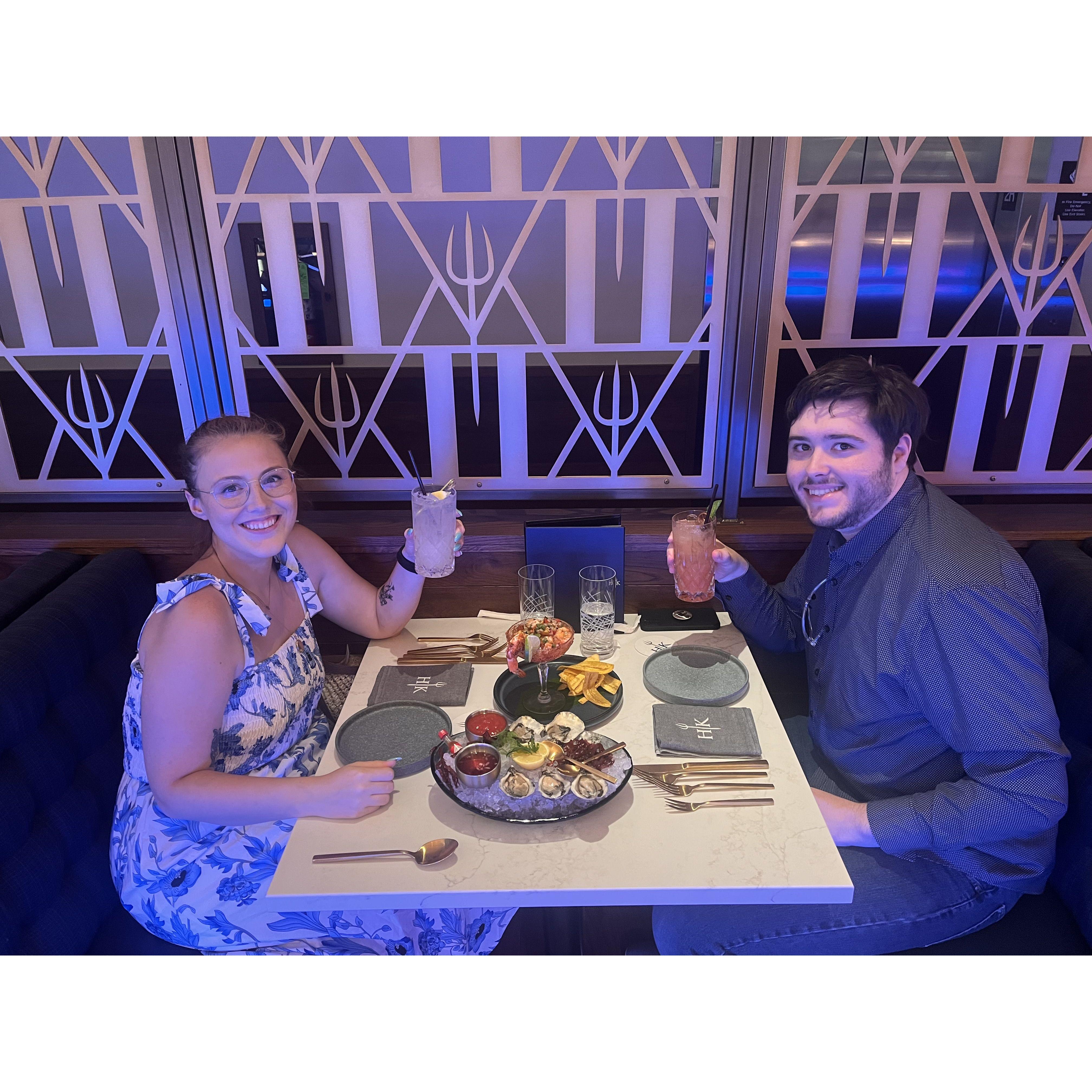 Date night at Hells Kitchen in D.C.