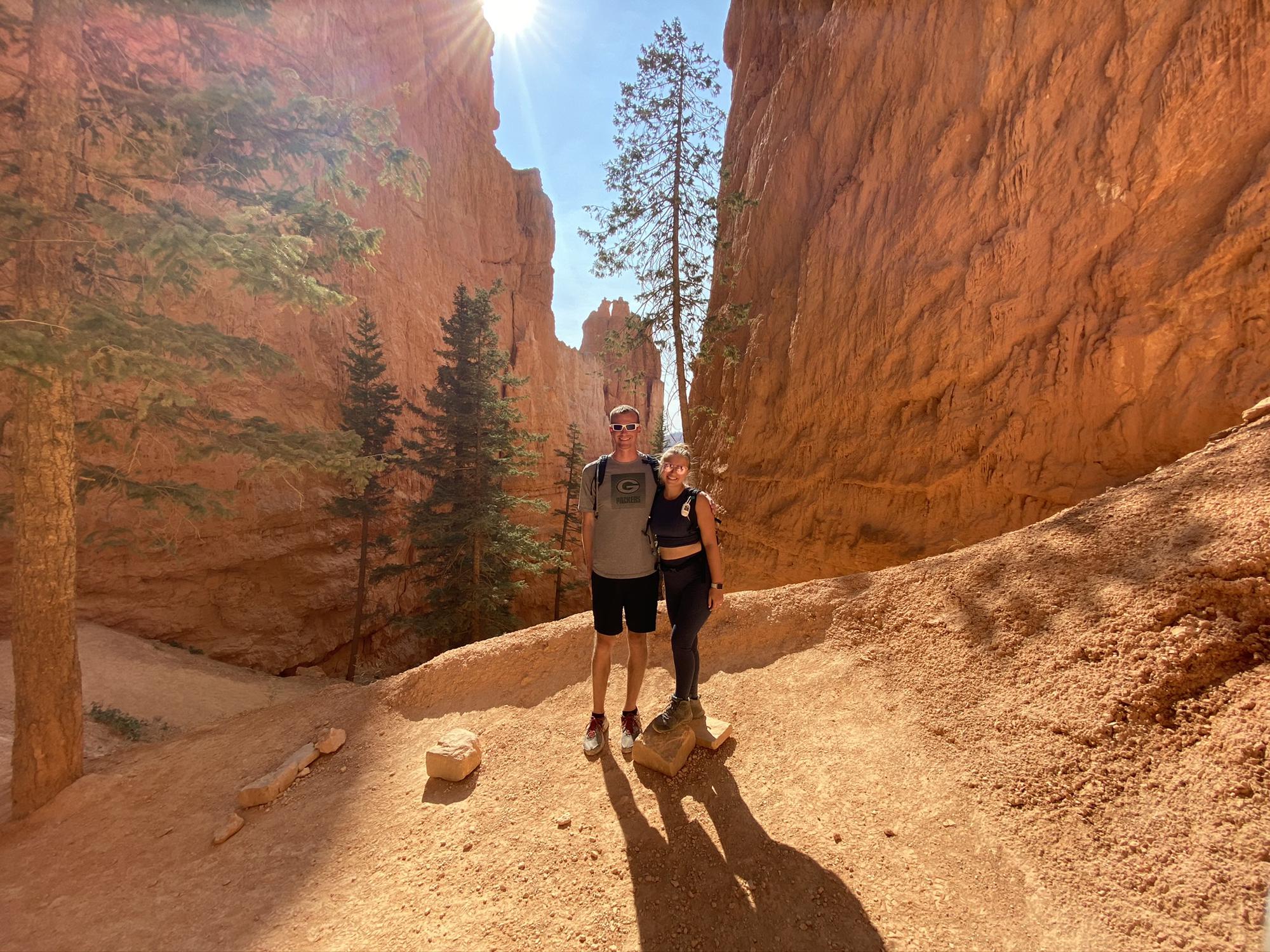 Hiking at Bryce Canyon