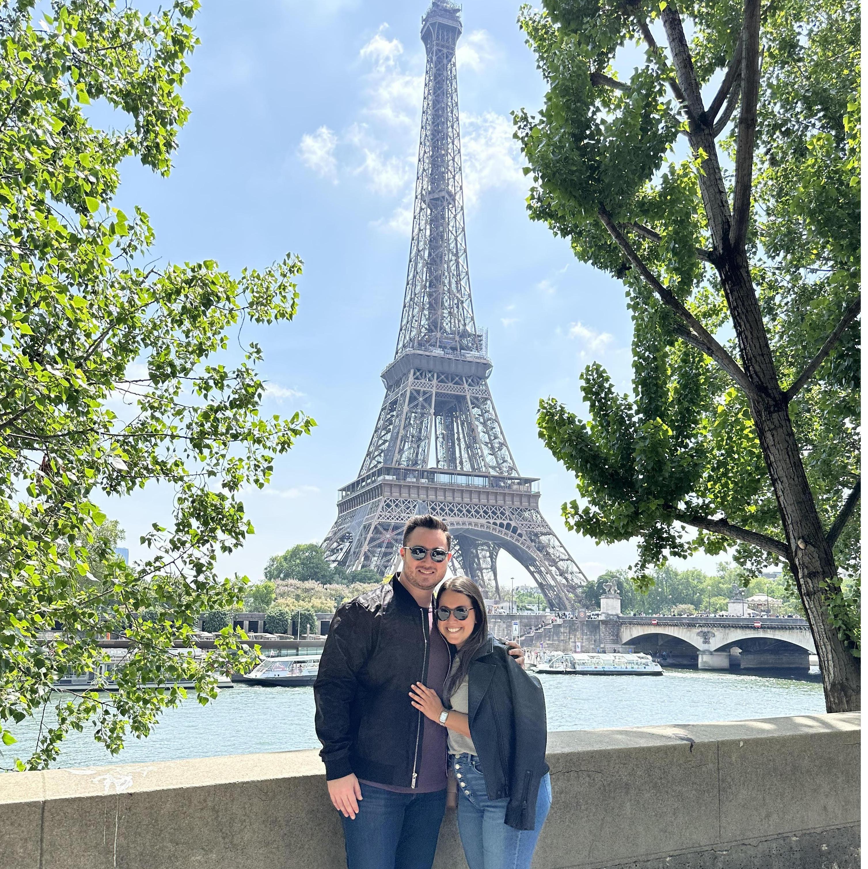 Our first European trip to Paris together