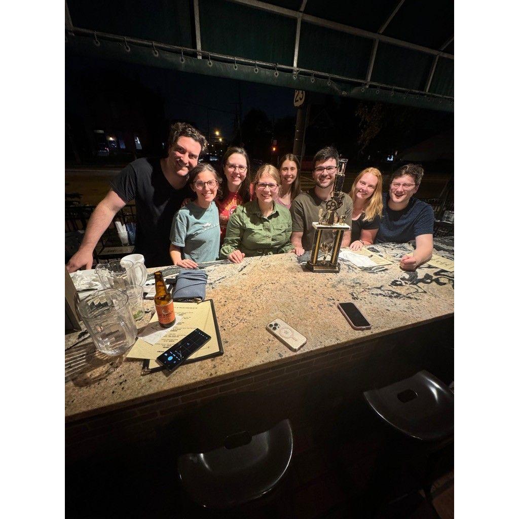 A successful night at trivia!