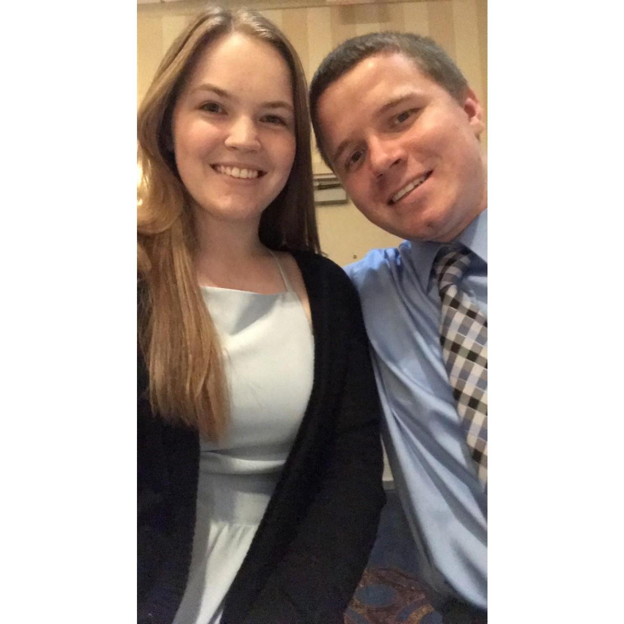 Wedding in fall of 2018