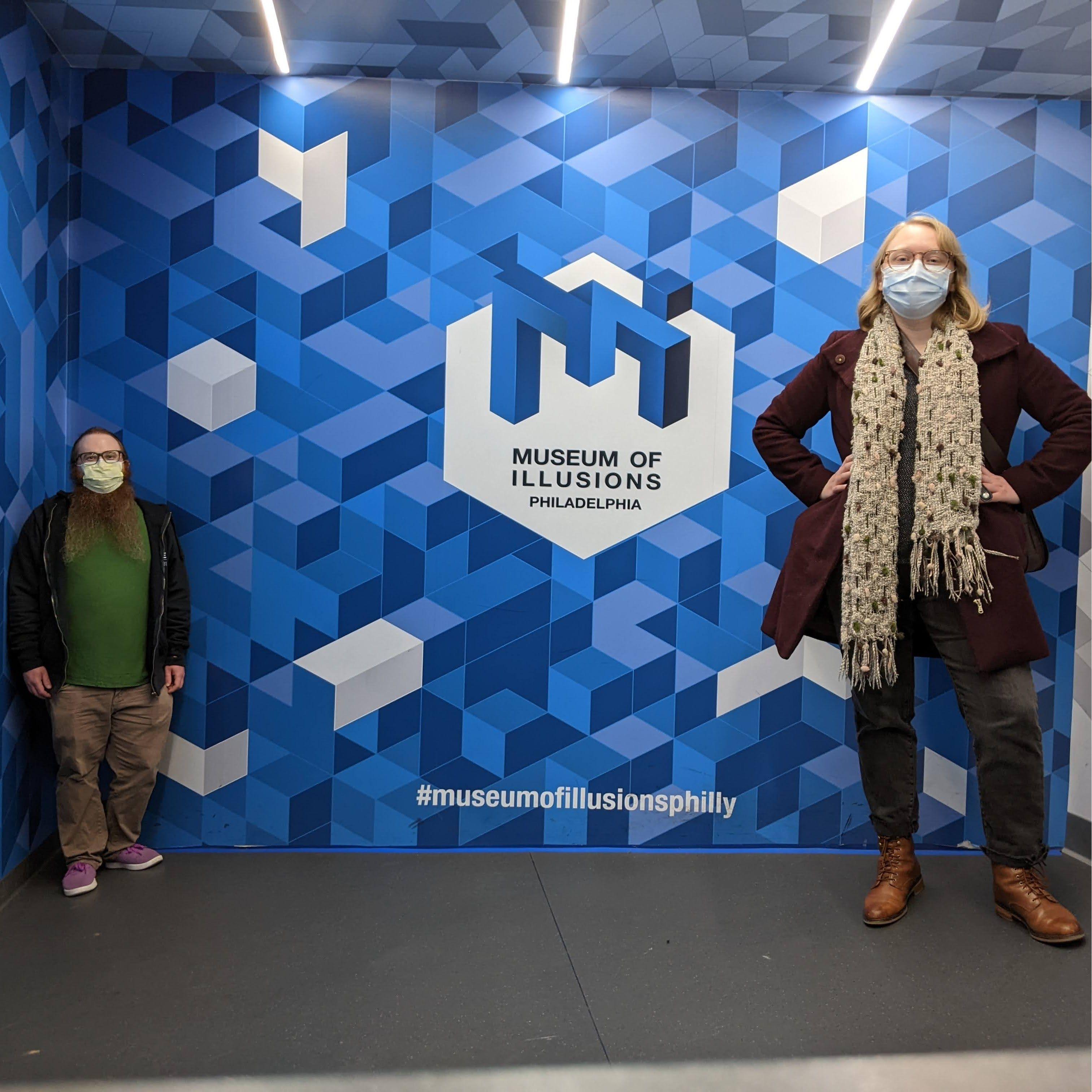 Finally revealing our actual heights to the world. We can no longer hide the fact that Jake has been standing on stilts for most of his life.