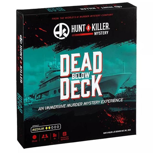 Hunt A Killer - Dead Below Deck, Immersive Murder Mystery Game, Crack The Unsolved Case on a Luxary Yacht, Solo Play, Date Night, or Game Night