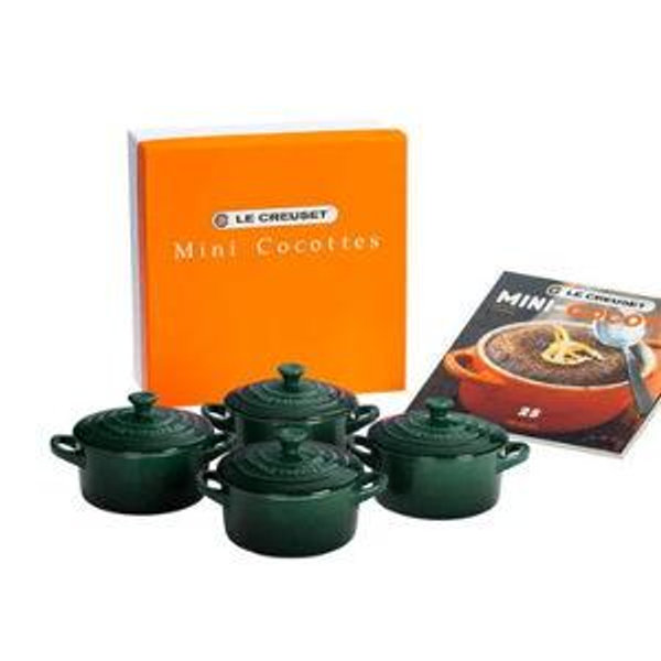 Mini Cocottes Set with Cookbook