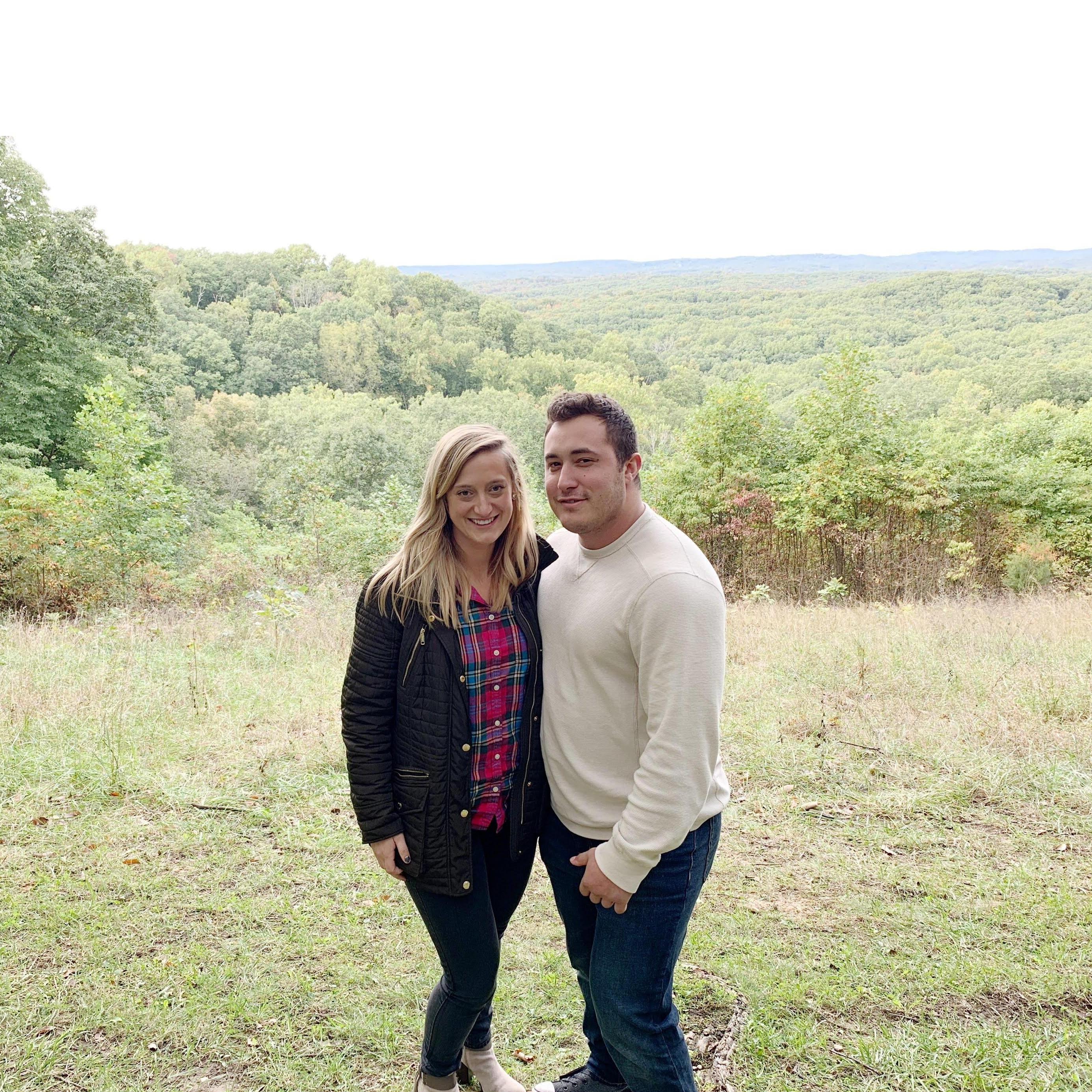 September 2018: Celebrating 2 years together in Brown County, Indiana