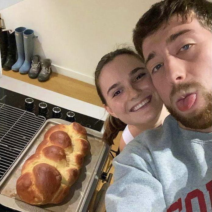 Lots of kitchen adventures have been had together. Just after we moved to Stamford. October 2022.