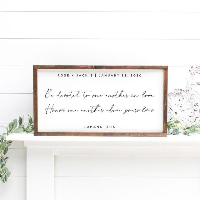 Wedding Bible Verse Customized and Framed...