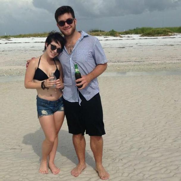 An amazing beach date early in our relationship.