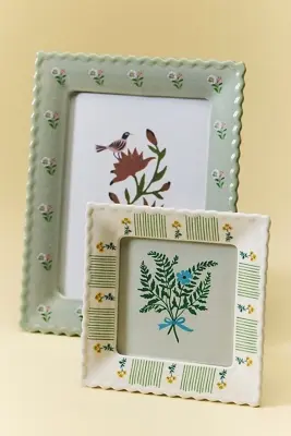 Georgia Floral Ceramic Frame