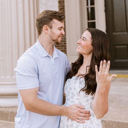 Franklin TN on the square - the proposal - yes!