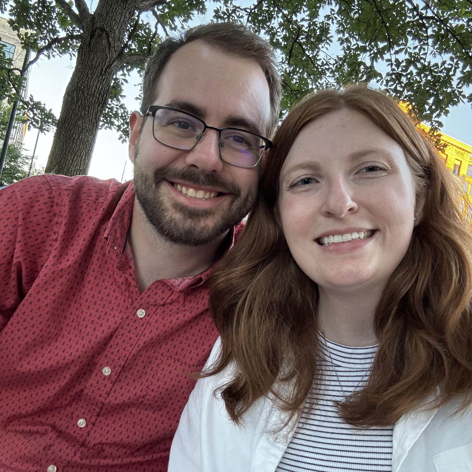 Our first photo together!