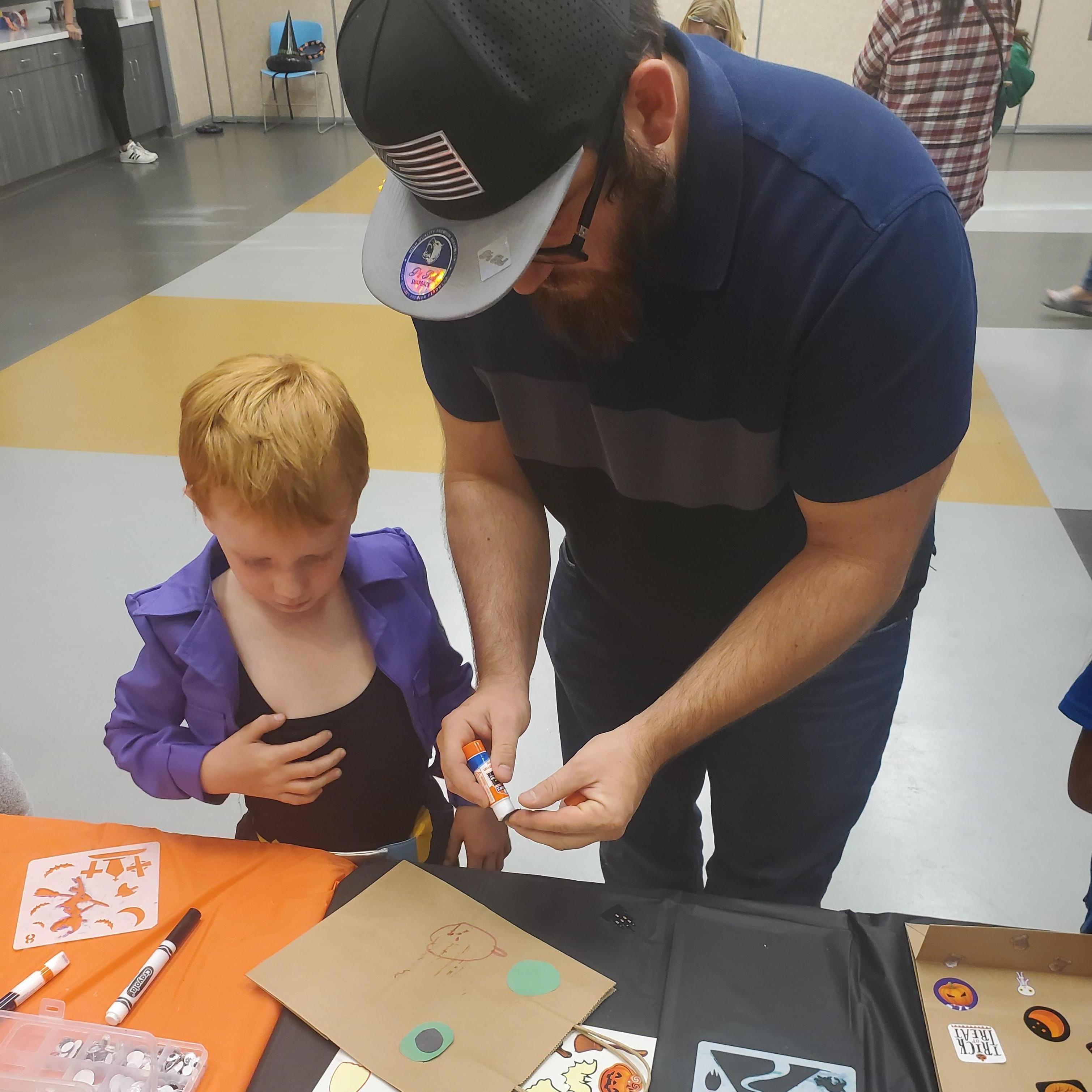 Halloween arts and crafts at the Humane Society