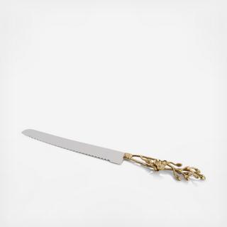 Golden Orchid Bread Knife