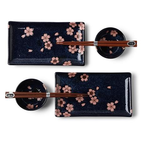 Namako Pink Sakura Sushi For Two Set