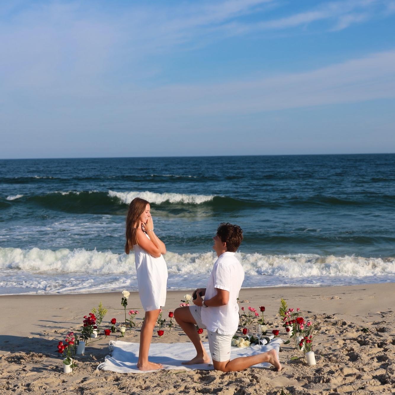 When we got engaged!