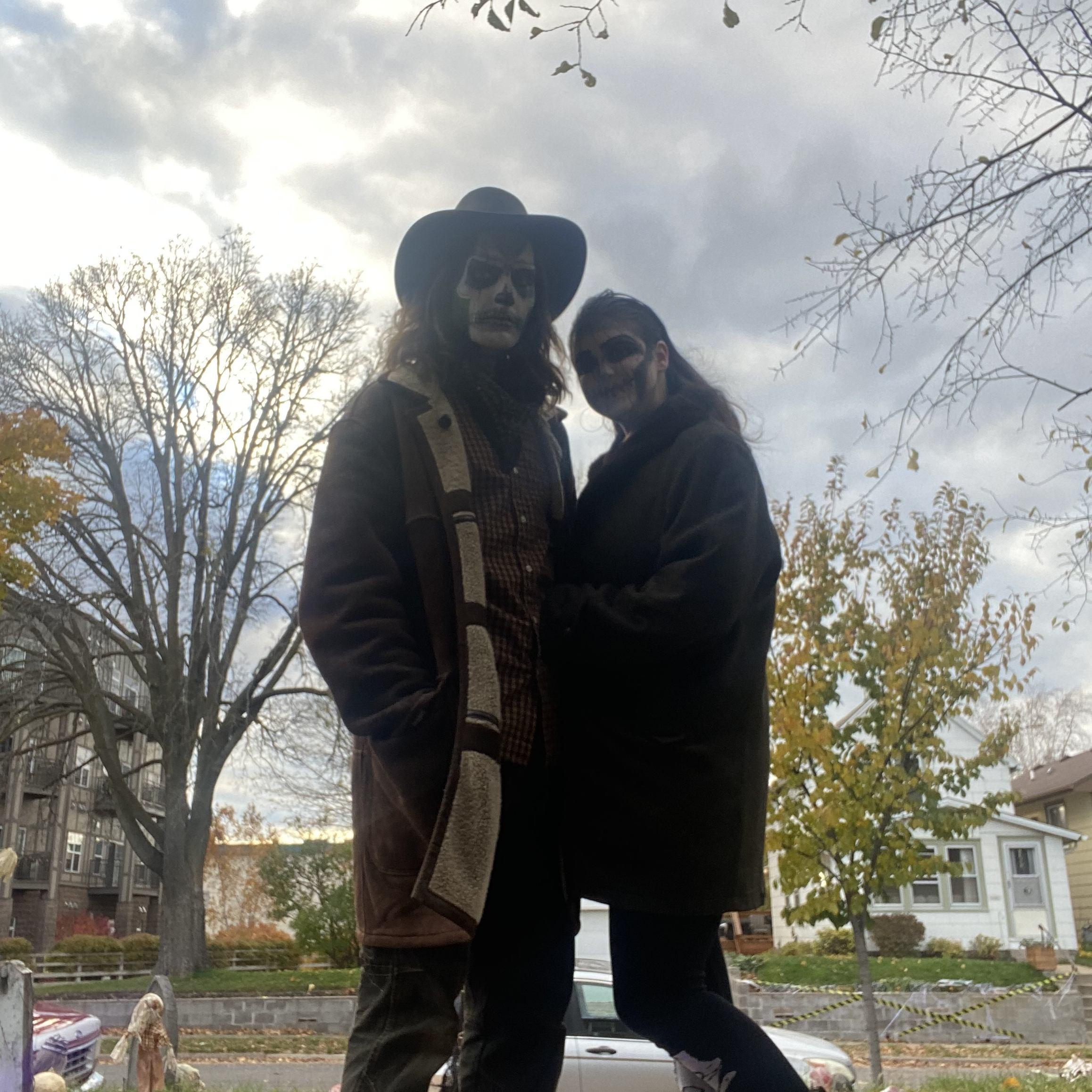 Halloween king and his queen