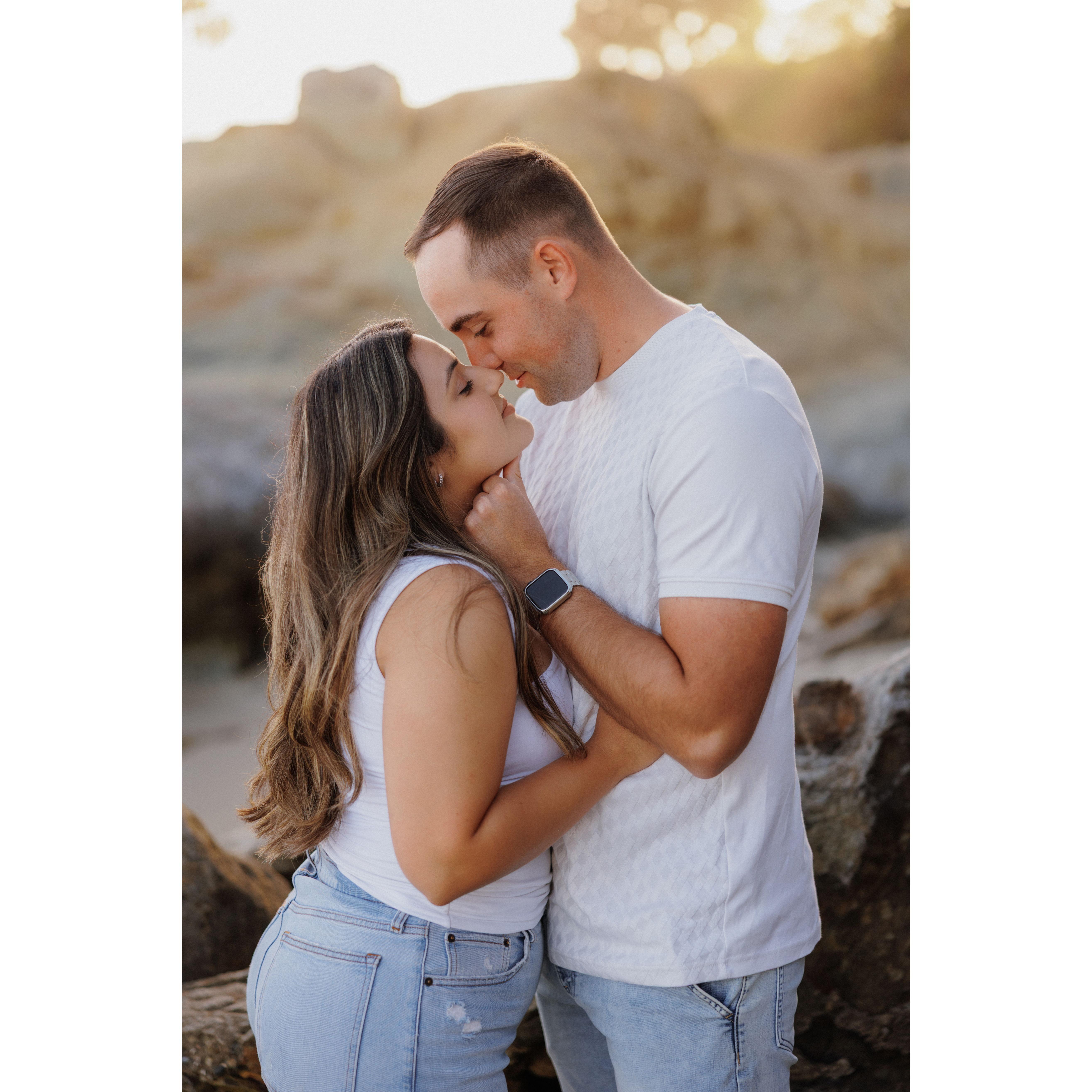 We had the best time taking engagement photos!